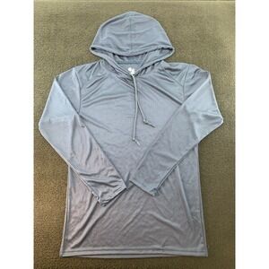 Badger Sport Pullover‎ Hoodie Youth XS Blue long Sleeve Activewear
